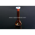 Volumetric Flask with One Graduation Mark Amber Ground-in Glass Stopper/Plastic Stopper